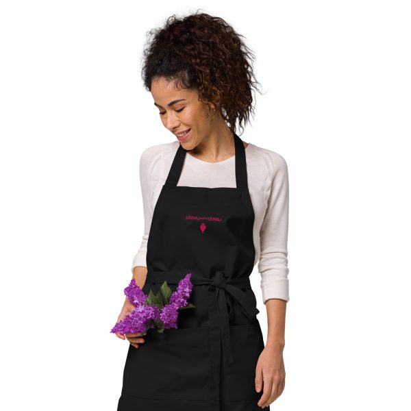 Organic Cotton Apron Pink Flamingo