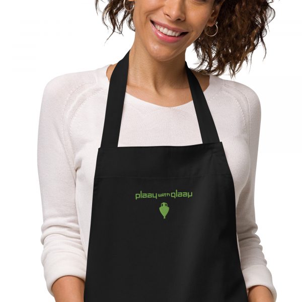 Organic Cotton Apron Kiwi Green