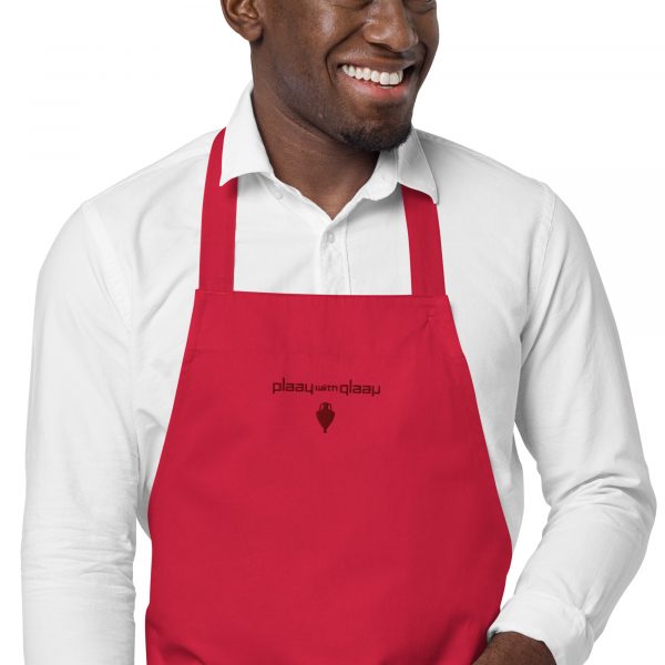 Organic Cotton Apron Deep Maroon