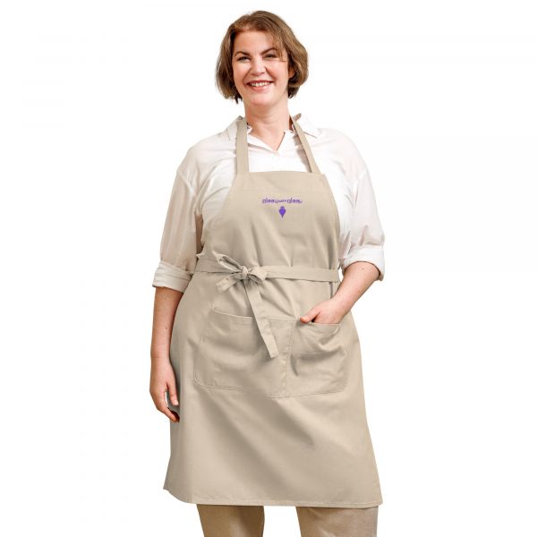 Organic Cotton Apron Imperial Purple