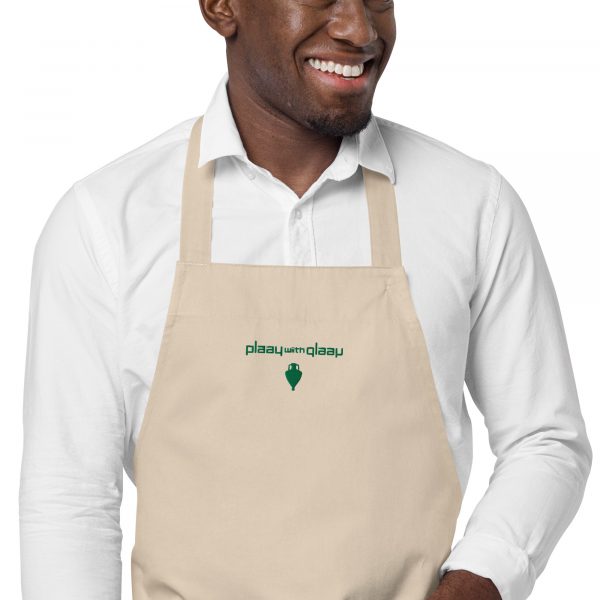 Organic Cotton Apron Kelly Green